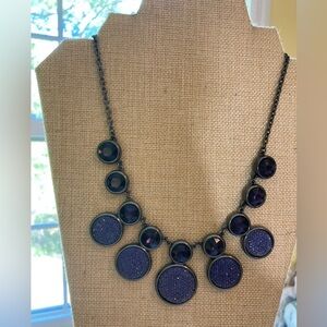 Purple Bib‎ Statement Necklace